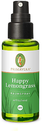 Raumspray Happy Lemongrass - Primavera Organic "Happy Lemongrass" Room Spray — Bild N1