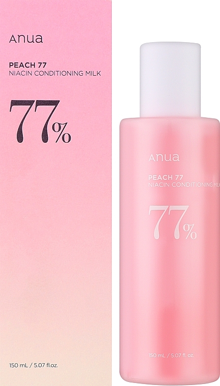 Feuchtigkeitsspendendes Gesichtswasser - Anua Peach 77% Niacin Conditioning Milk — Bild N2