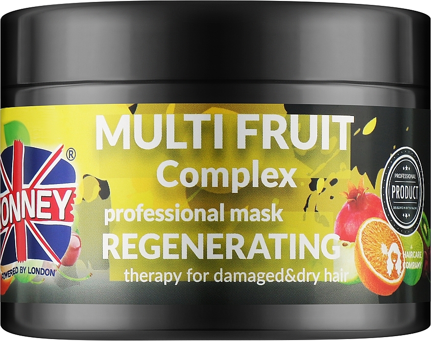 Regenerierende Haarmaske mit Fruchtkomplex für trockenes und strapaziertes Haar - Ronney Multi Fruit Complex Regenerating Therapy Mask — Bild N1