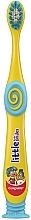 Kinderzahnbürste 3-5 Jahre blau-gelb  - Colgate Little Kids Smiles	 — Bild N4