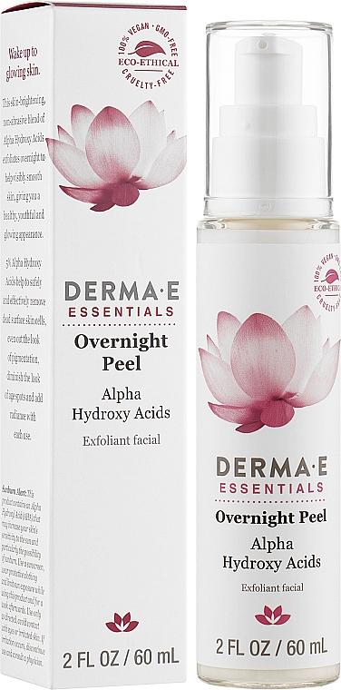 Nachtpeeling mit Alpha-Hydroxysäuren - Derma E Overnight Peel Exfoliant Facial — Bild N2