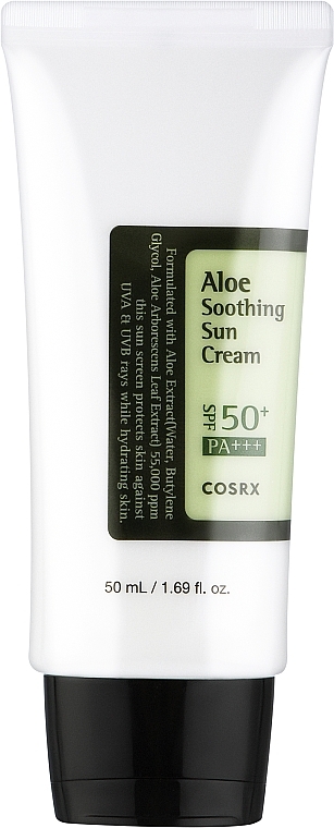 Beruhigende Sonnenschutzcreme mit Aloe Vera-Extrakt SPF 50+ - Cosrx Aloe Soothing Sun Cream SPF50+ PA+++