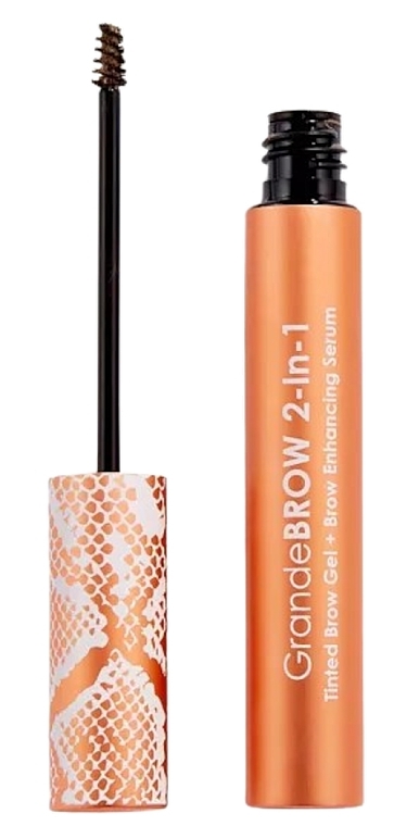 2in1 Färbendes Augenbrauengel-Serum - Grande Cosmetics Grande Brow 2-In-1 Tinted Brow Gel And Brow Enhancing Serum  — Bild N1