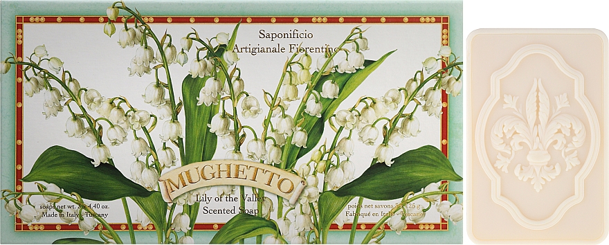 Naturseifen-Geschenkset - Saponificio Artigianale Fiorentino Lily Of The Valley (3x125g) — Bild N1