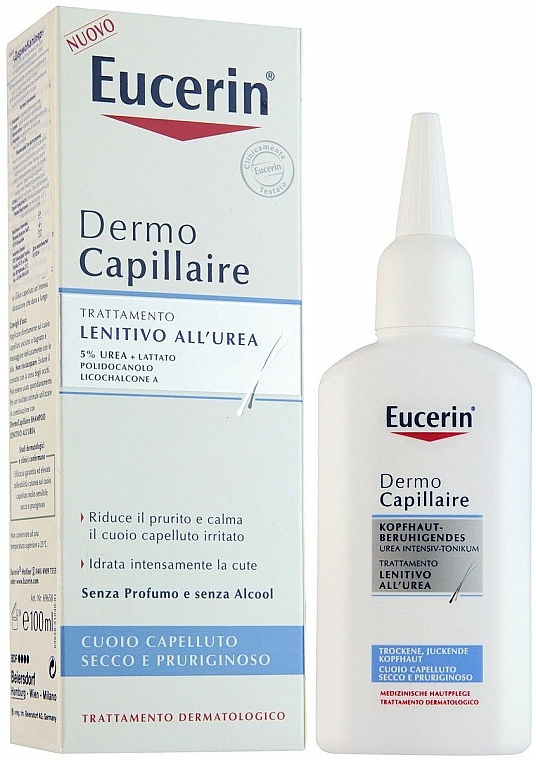 Beruhigendes Tonikum für trockene und juckende Kopfhaut - Eucerin DermoCapillaire Calming Urea