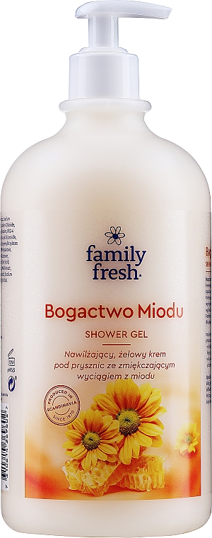Feuchtigkeitsspendende Duschcreme mit Honigduft - Soraya Family Fresh Moisturizing Cream Shower Gel — Bild N1