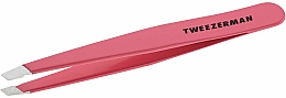 Pinzette für Augenbrauen rosa - Tweezerman Brows Slant Tweezer Geranium — Bild N3