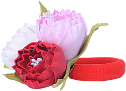 Haargummi Rot-Rosa-Weiße Igelblume - Katya Snezhkova — Bild N2