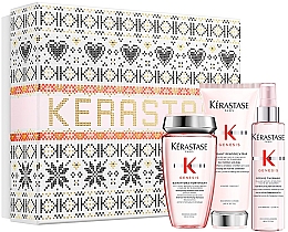 Düfte, Parfümerie und Kosmetik Set - Kerastase Genesis Christmas Set 2020 (sham/250ml + fondant/200ml + fluid/150ml)