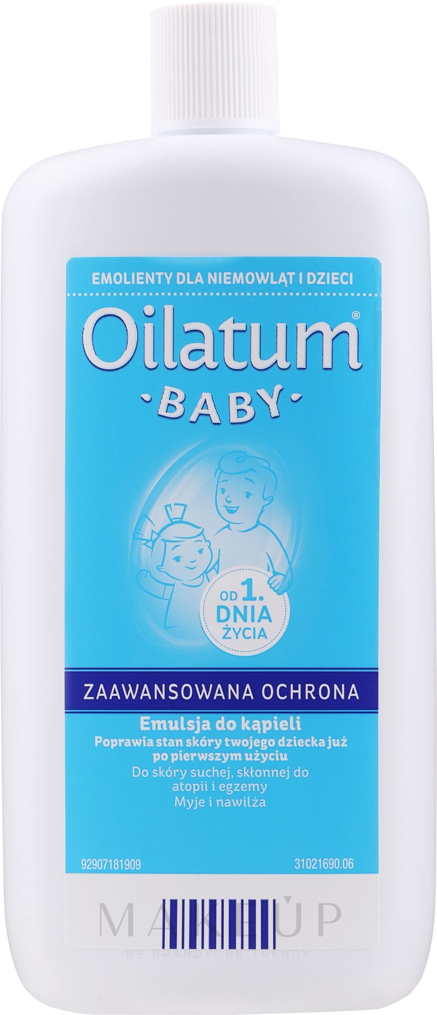 Milde Badeemulsion für Babys und Kinder - Oilatum Baby Bath Emulsion — Bild 500 ml