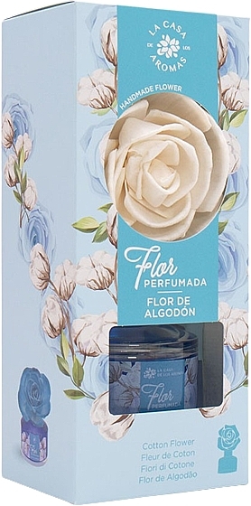 Aromadiffusor in Form einer Blume Baumwolle - La Casa De Los Aromas Flor Cotton Flower  — Bild N3