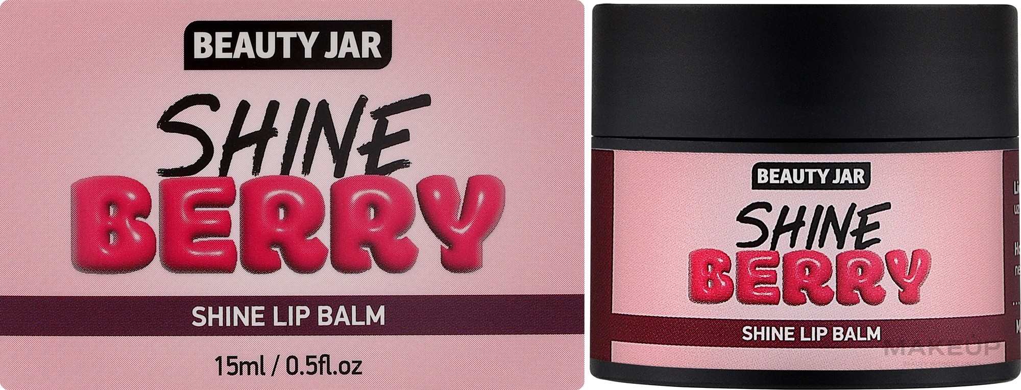 Lippenbalsam Shine Berry - Beauty Jar Shine Berry Lip Balm  — Bild 15 ml