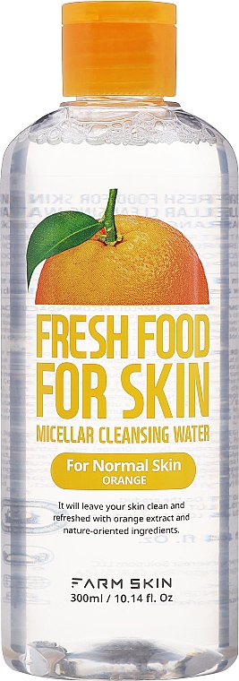 Mizellenwasser für normale Haut mit Orange - Farm Skin Fresh Food For Skin Micellar Cleansing Water Orange — Bild N1