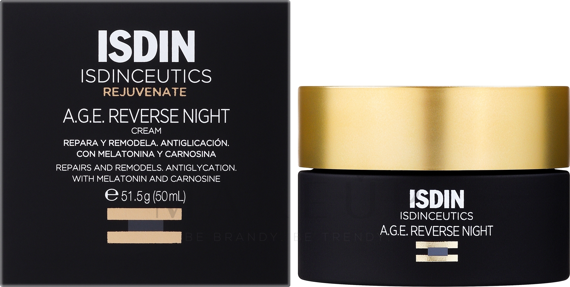 Anti-Aging-Nachtcreme - Isdin Isdinceutics Age Reverse Night Cream — Bild 50 ml