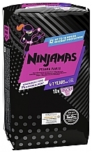 Pull Ups Windeln Ninjamas Pyjama Girl Pants, 4-7 Jahre (17-30 kg) 10 St. - Pampers — Bild N1