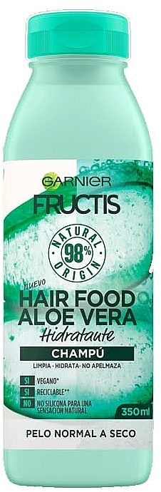 Feuchtigkeitsspendendes Shampoo mit Aloe Vera - Garnier Fructis Aloe Vera Hair Food Shampoo — Foto N2