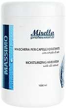 Düfte, Parfümerie und Kosmetik Feuchtigkeitsspendende Haarmaske mit Seidenextrakt - Mirella Moisturizing Hair Mask With Silk Extract