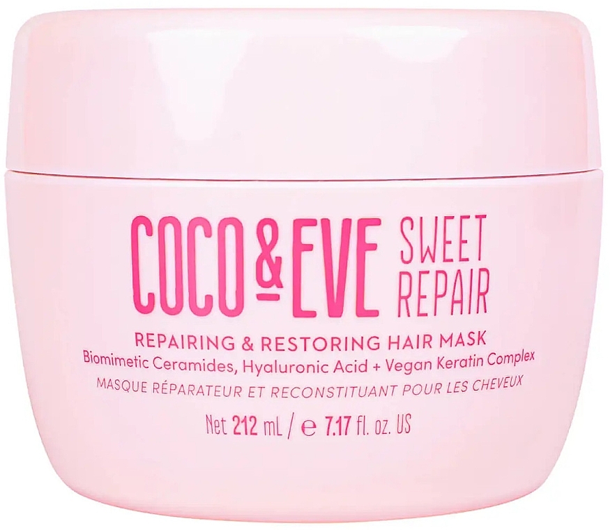 Revitalisierende Haarmaske - Coco & Eve Sweet Repair Repairing And Restoring Hair Mask — Bild N1