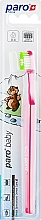 Düfte, Parfümerie und Kosmetik Kinderzahnbürste 0-4 Jahre rosa - Paro Swiss Baby Brush