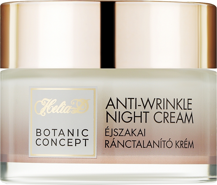 Anti-Falten Nachtcreme mit Tokaj-Wein-Extrakt und Bakuchiol - Helia-D Botanic Concept Night Cream — Bild N1