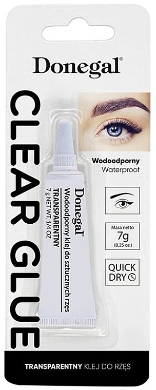 Wasserfester Kleber für falsche Wimpern - Donegal Clear Glue  — Bild N1