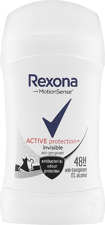 Deostick Antitranspirant - Rexona Motionsense Active Protection Invisible — Bild N1