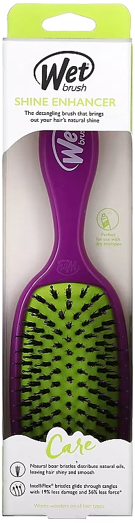 Haarbürste - Wet Brush Shine Enhancer Care Purple — Bild N2