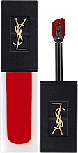 Düfte, Parfümerie und Kosmetik Flüssiger Lippenstift mit Kissenapplikator - Yves Saint Laurent Tatouage Couture Velvet Cream