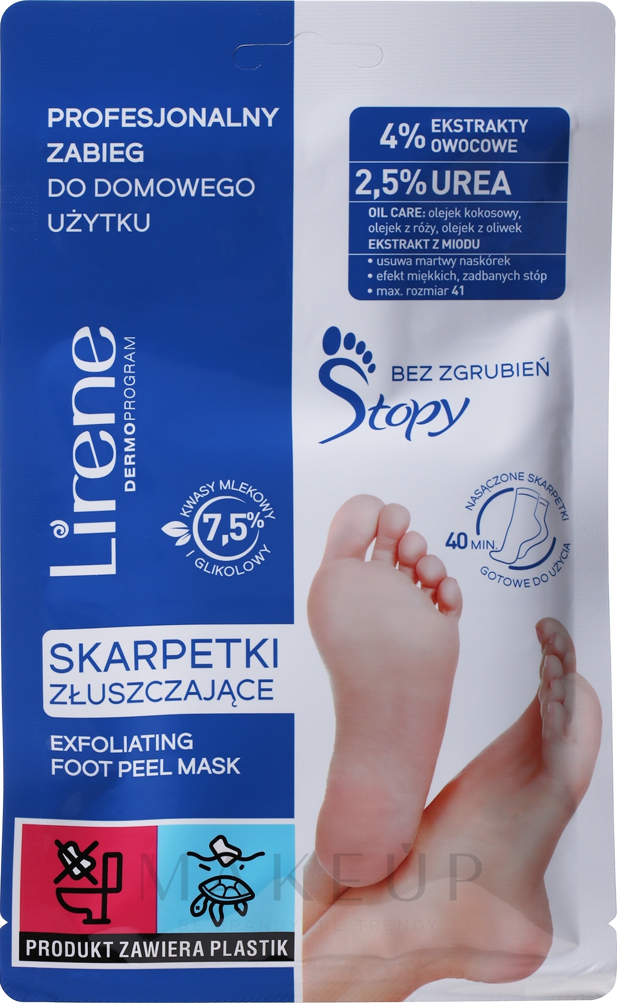 Fuß-Peelingmaske in Socken - Lirene — Bild 17 ml
