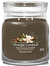 Duftkerze im Glas Vanilla Bean Espresso mit 2 Dochten - Yankee Candle Singnature — Bild N1