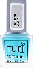 Düfte, Parfümerie und Kosmetik Nagelhautöl mit Pinsel Vanille - Tufi Profi Premium Cuticle Oil
