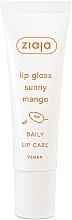 Lipgloss-Balsam - Ziaja Lip Gloss Sunny Mango — Bild N1