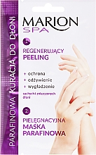 Düfte, Parfümerie und Kosmetik 2in1 Peeling und Maske für Hände mit Paraffin - Marion SPA Mask