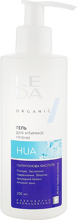 Gel für die Intimhygiene mit Hyaluronsäure und Präbiotikum - Leda Intimate Hygiene Gel — Bild N1