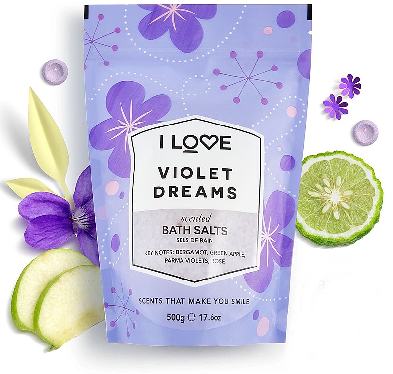 Badesalz violette Träume - I Love Violet Dreams Bath Salt — Bild N1