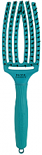 Haarbürste gebogen - Olivia Garden Fingerbrush Tropical Ocean — Bild N1