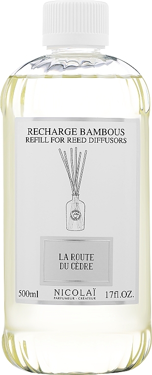 Raumerfrischer -  Nicolai Parfumeur Createur La Route Du Cedre Reed Diffusers Refill  — Bild N2