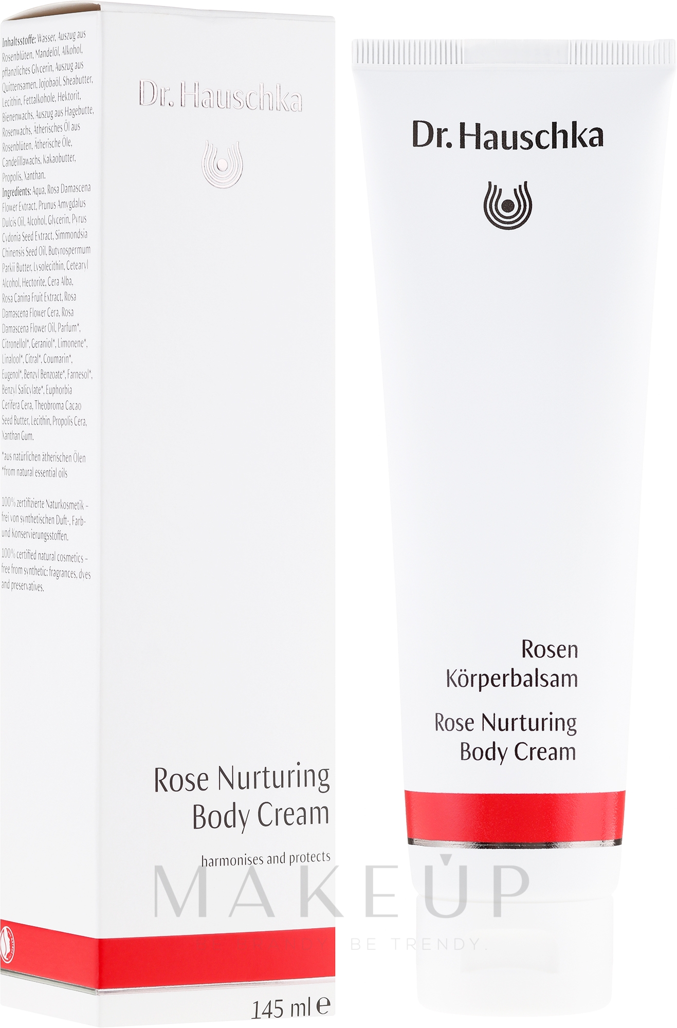 Pflegender Körperbalsam mit Rosenblüten-Extrakt und Mandelöl - Dr. Hauschka Rose Nurturing Body Cream — Bild 145 ml