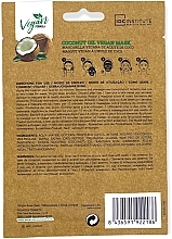 Tuchmaske für das Gesicht mit Kokosöl - IDC Institute Vegan Formula Coconut Oil Face Mask — Bild N2