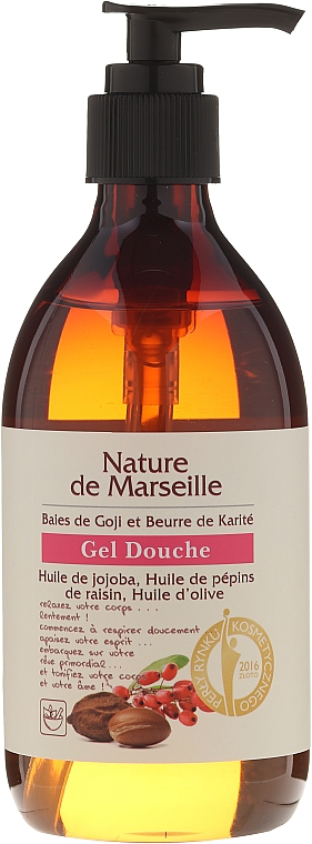 Duschgel mit Goji-Beeren und Sheabutter Duft - Nature de Marseille Goji&Shea Butter Shower Gel — Bild N1