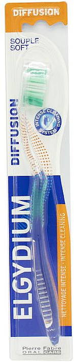 Zahnbürste weich Diffusion grün - Elgydium Diffusion Soft Toothbrush — Bild N1
