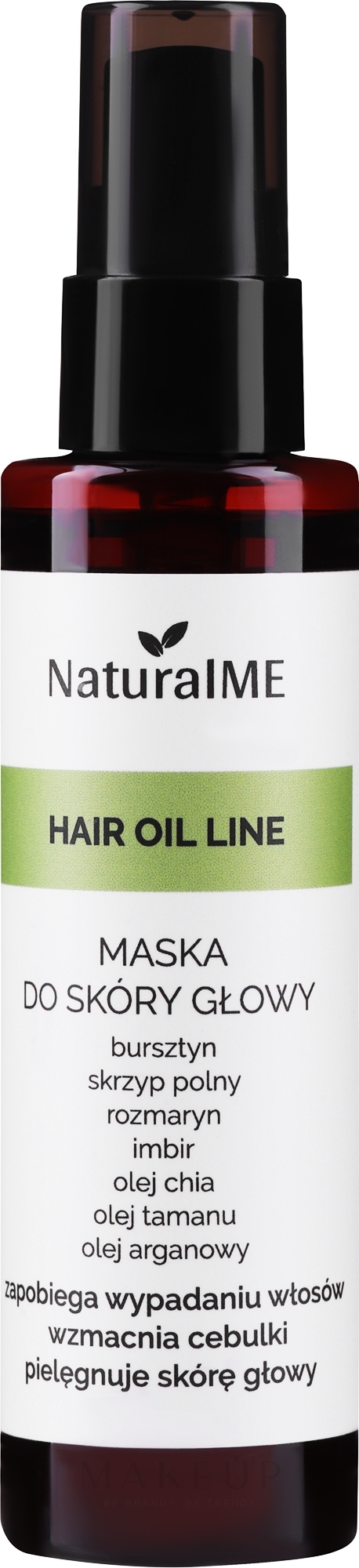 Spraymaske für die Kopfhaut gegen Haarausfall mit Ingwer und Rosmarin - NaturalME Hair Oil Line — Bild 75 ml