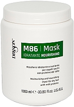 Feuchtigkeitsspendende Pflegemaske für trockenes Haar mit Milchproteinen - Dikson M86 Nourishing Mask — Bild N1