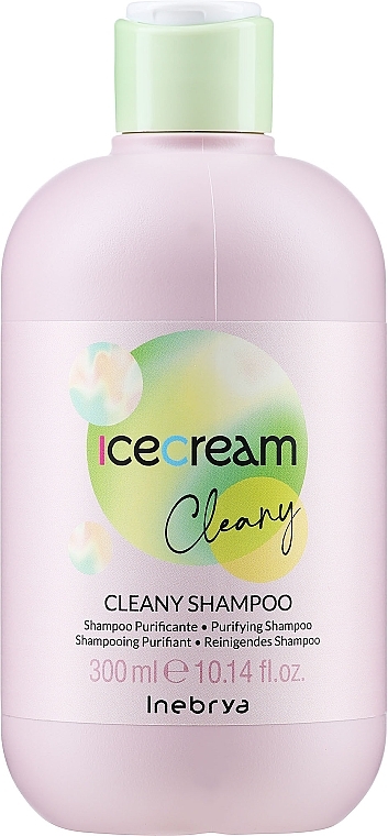 Reinigendes Shampoo für sensible und unreine Kopfhaut - Inebrya Cleany Shampoo — Bild N1