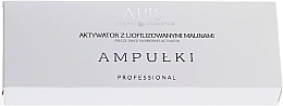 Düfte, Parfümerie und Kosmetik Gesichtsaktivator mit gefriergetrockneten Himbeeren - APIS Professional Concentrate Activator Ampule
