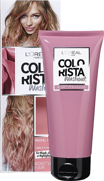 Auswaschbare Tönung für blondes Haar - L'Oreal Paris Colorista 2-Week Washout Aqua Hair