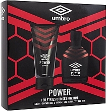 Düfte, Parfümerie und Kosmetik Umbro Power Gift Set - Duftset (Eau de Toilette 100ml + Duschgel 150ml) 