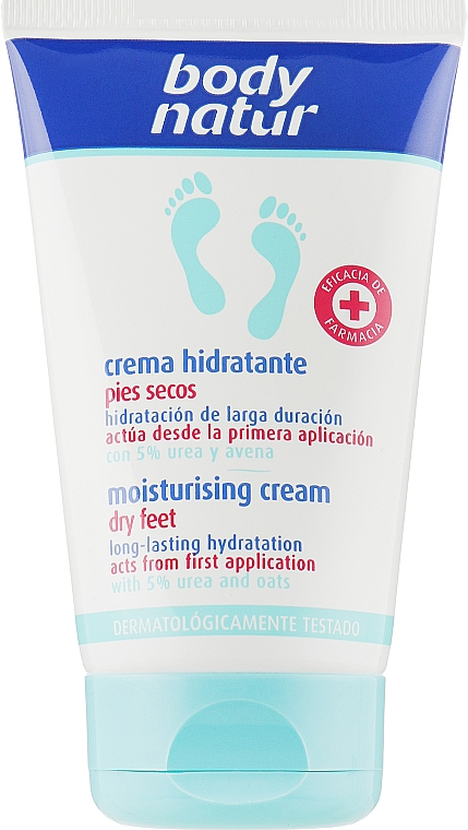 Feuchtigkeitsspendende Fußcreme mit Urea - Body Natur Moisturising Cream — Bild N1