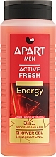 Düfte, Parfümerie und Kosmetik 3in1 Duschgel - Apart Natural Men Active Fresh Energy Shower Gel 