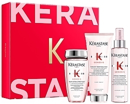 Düfte, Parfümerie und Kosmetik Set - Kerastase Genesis Light Gift Set (shm/250ml + fondant/200ml + fluid/150ml)